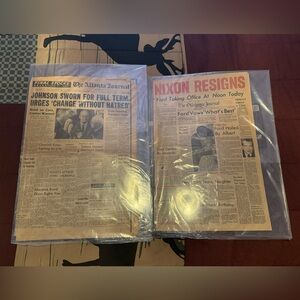 1965 & 1974 Newpapers